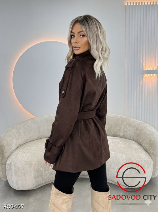 Куртка женская с поясом - Bruno фото 3