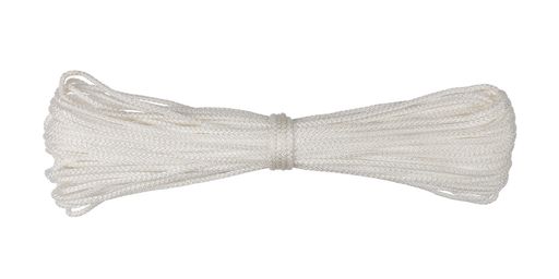Шнур ШС-2 2 мм с наполнителем 20 м 2 м БЕЛЫЙ