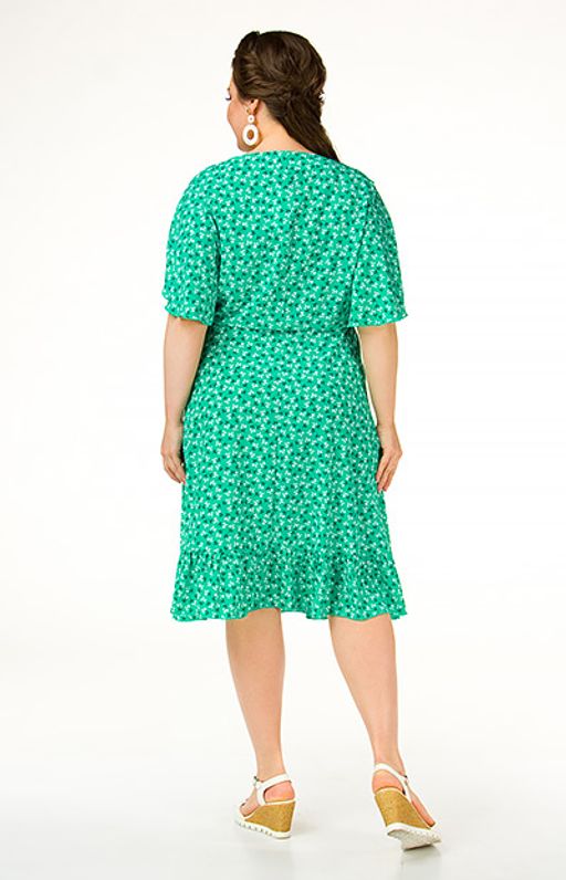 Текстильное платье с шикарным рукавом - Ckc collections фото 3