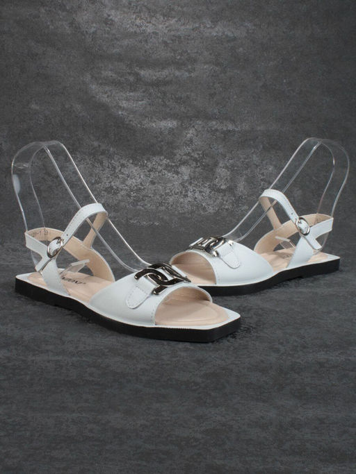 08-PED128-1 WHITE Босоножки женские (натуральная кожа) - No name фото 9