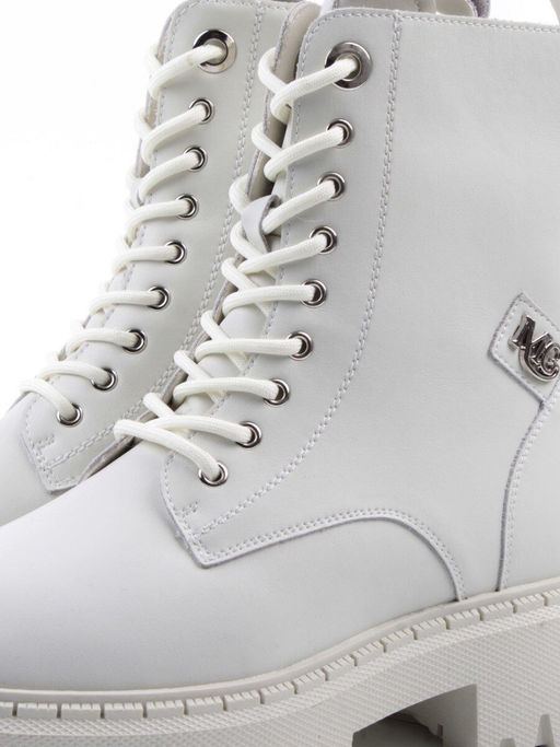 04-PAX85-2Z MILK Ботинки зимние женские (натуральная кожа, 100% шерсть)