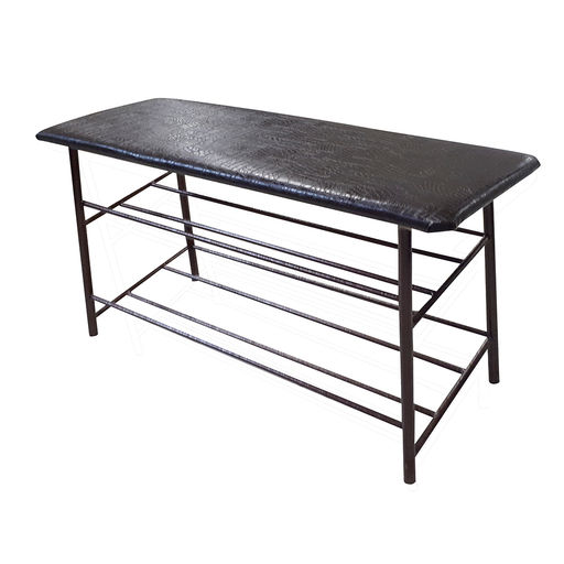 Обувница 2*80 темный крокодил н.медь