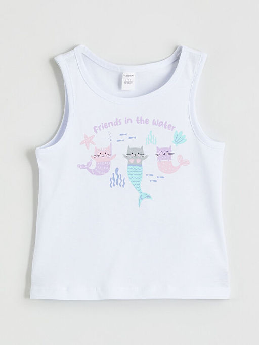 Bask?l? K?z ?ocuk Pijama Tak?m