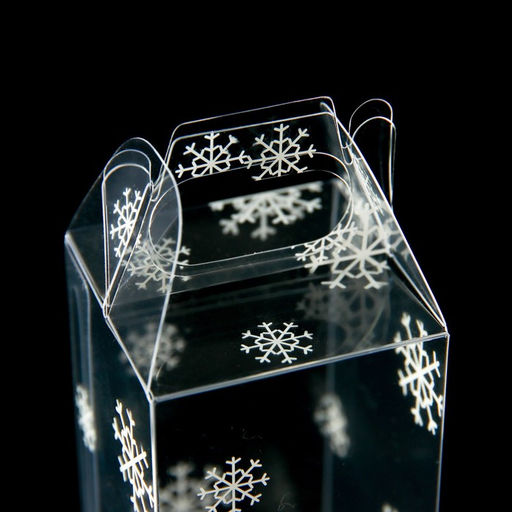 Цена за 5 шт. Складная коробка из PVC 4 x 4 x 8 см Праздничное настроение - UPAK LAND фото 6