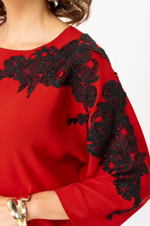 Блуза Rumoda 2277 красный дл. р.