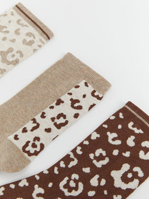 Desenli Kad?n Soket ?orap 5li