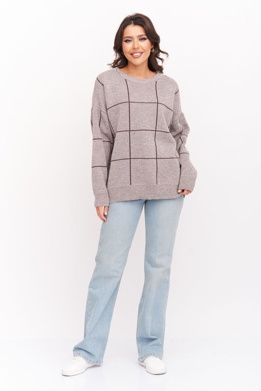 Джемпер В 2008/серо-белый - Злата Стиль фото 17