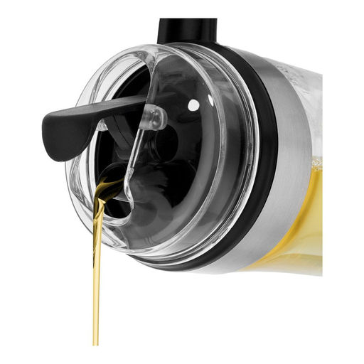 Бутылка для масла с автоматической крышкой Walmer Home Chef, 0.5 л, цвет стальной  фото 3