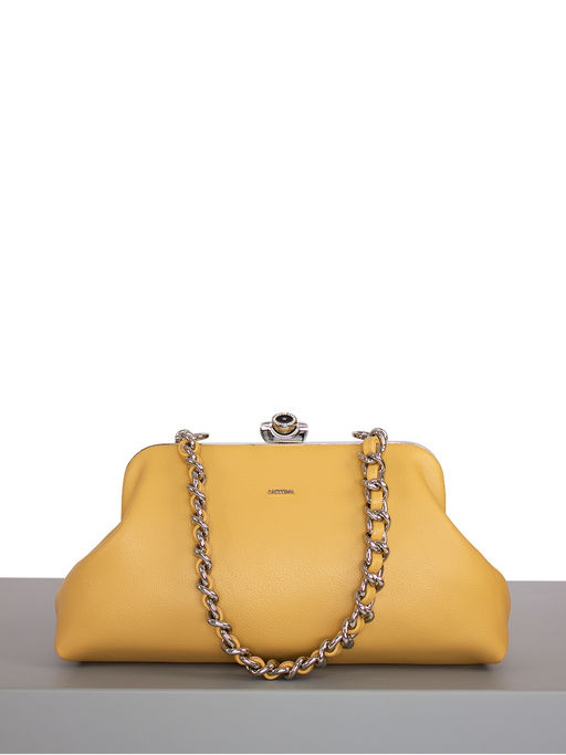 LACCOMA сумка Паола-Л815-горчичный эко кожа хлопок
