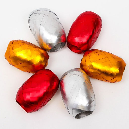 Лента упаковочная матовый металлик, МИКС, 0.5 см ? 10 м - Simaland фото 2