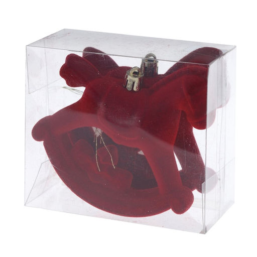 Набор из 2шт, Украшение новогоднее "Лошадка", L10 W5 H11 см