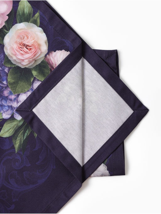 Набор кухонный «Этель. Цветочный этюд»: скатерть 110×150 см, салфетки 40×40 см, 4 шт., 100% хлопок