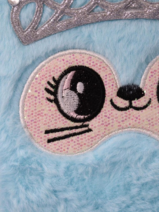 Блокнот плюшевый Princess cat, mix, 21х14,5 см, плотность 80 гр.