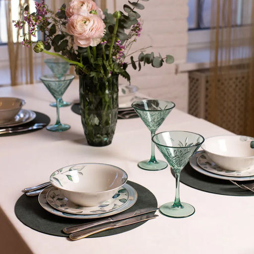 Набор столовый Jewel Оливи, 19 предметов (нью бон) фарфор арт. ПС0030-03