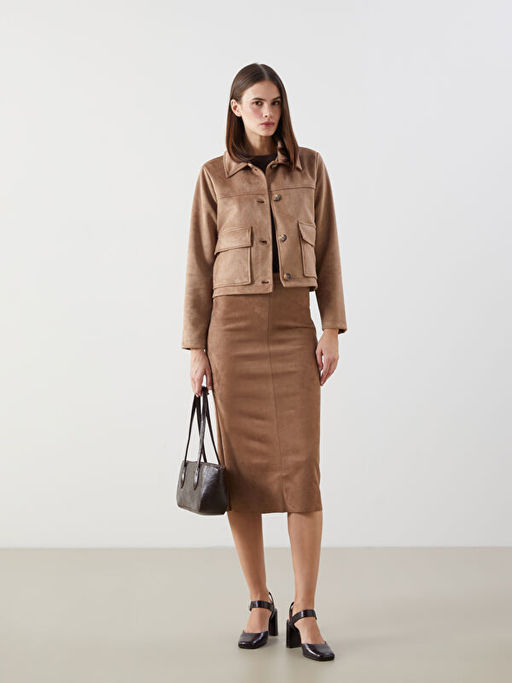 Beli Fermuarl? S?et Kad?n Etek