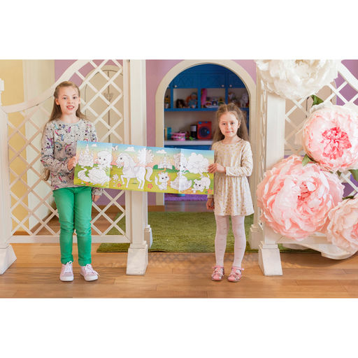 Раскраска длинная Принцессы и друзья - Буква-ленд фото 6