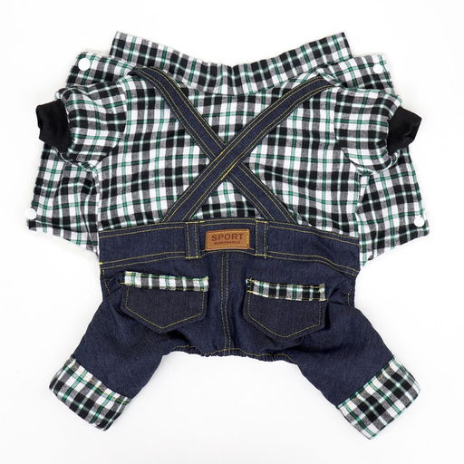 Комбинезон Men, размер S (ДС 25 см, ОГ 35 см, ОШ 25 см), синий - Simaland фото 7