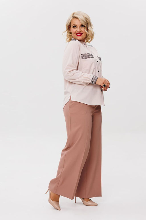 Брюки ANELLI 1278 печенье  фото 6