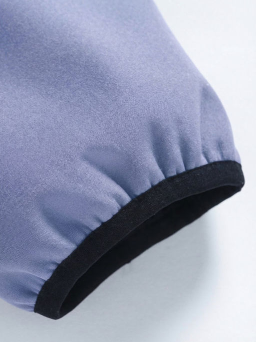 Куртка женская гибридная стёганая с капюшоном с графеновой подкладкой синего цвета 9630_1S