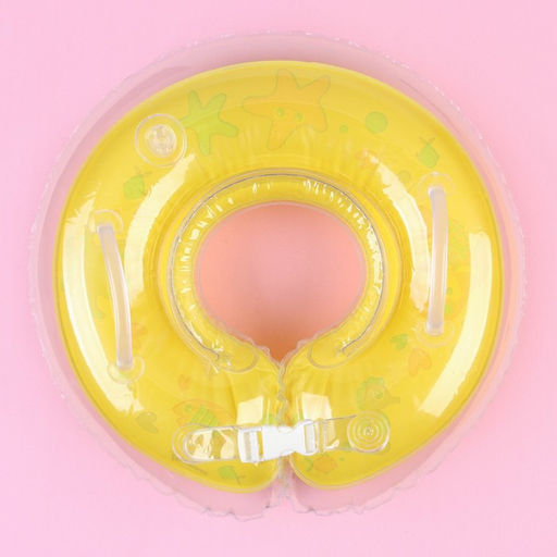 Круг детский на шею, для купания, Подводный мир, от 1 мес, двухкамерный, с погремушками - Крошка я фото 3