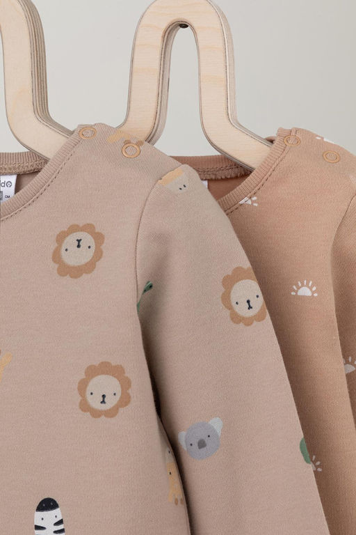 Crockid _ К 6342-2уп/зоопарк,маленькие солнышки набор полукомбинезон (боди) яс фото 3