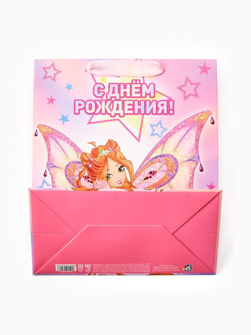 Пакет подарочный «Winx», ML  23 × 27 × 11,5, см