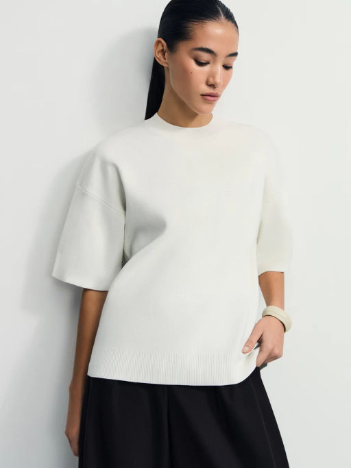 Джемпер из вискозы с рукавом 3/4 / Zarina фото 2