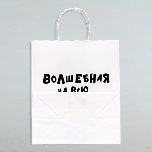 Цена за 10 шт. Пакет подарочный с приколами Волшебная на всю голову, 24 х 14 х 30 см - UPAK LAND фото 3