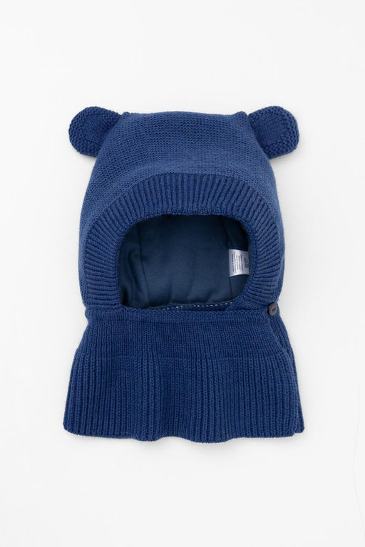 Crockid _ КВ 20364/ш/синий шапка-шлем дет