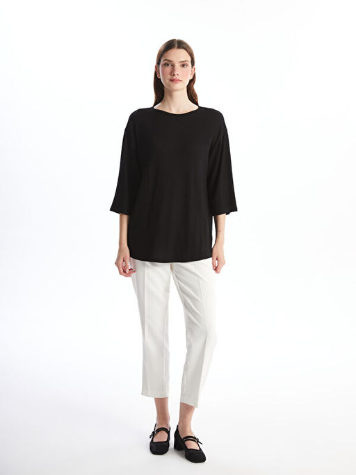 Bisiklet Yaka Kad?n Bluz