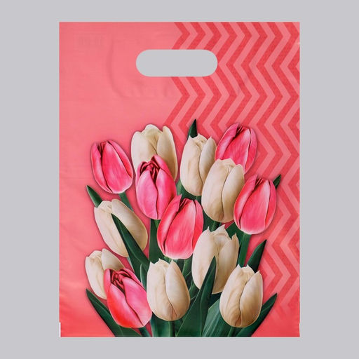 Цена за 50 шт. Пакет «Диана» полиэтиленовый с вырубной ручкой, МИКС, 50 мкм, 30×40 см