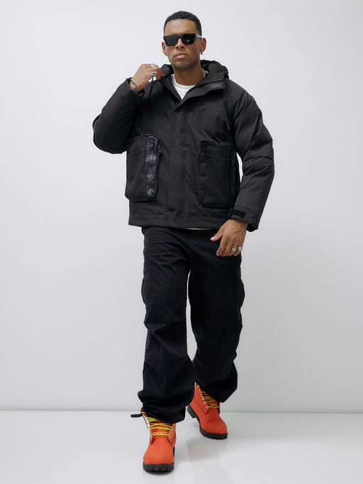 Куртка зимняя до - 20 бежевого цвета черного цвета - Mtforce фото 12