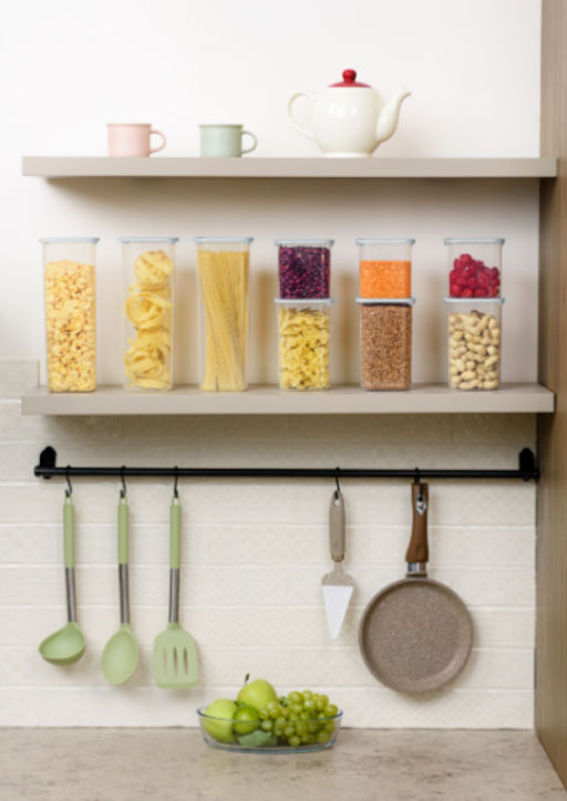 Банка для сыпучих продуктов Sugar&Spice Vanilla квадратная 1,9л,с гибкой крышкой трюфельSE168610025 - Пластик репаблик фото 3