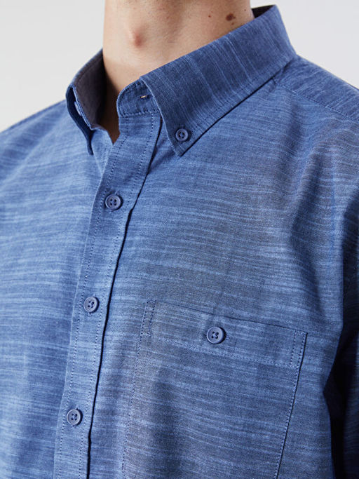 Regular Fit Uzun Kollu Poplin Erkek G?mlek