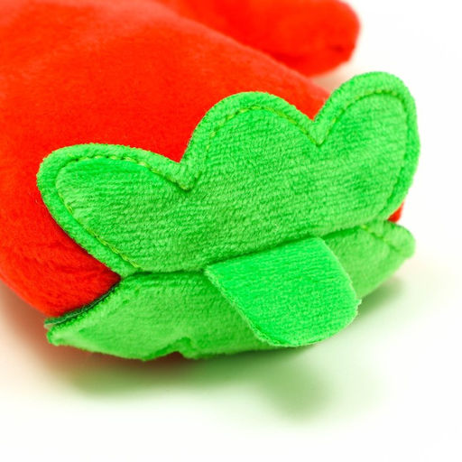 Игрушка для собак Перец чили с пищалкой, 11 см, красная - Пижон фото 4