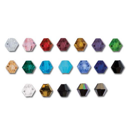 Бусина стеклянная Zlatka GBA-01 4 х 4 мм 34 шт на подложке в пакете с европодвесом №30 прозрачный перламутровый