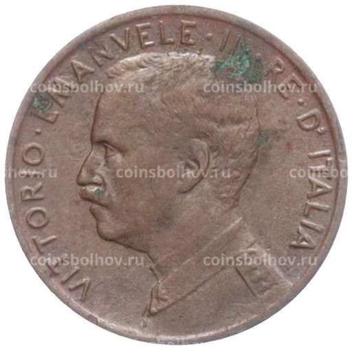 Монета 1 чентезимо 1916 года Италия