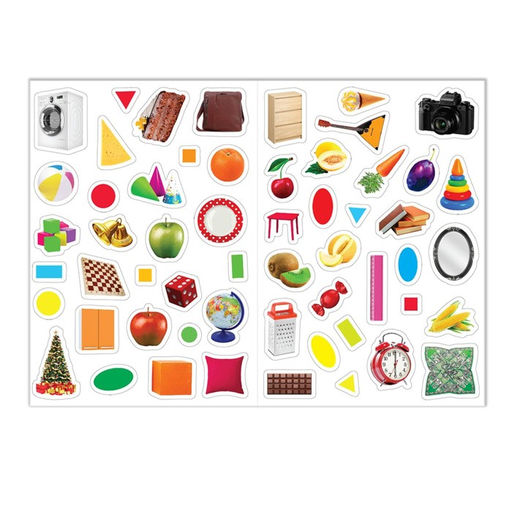 Набор книг 100 наклеек Первые знания, 3 шт. по 12 стр. - Буква-ленд фото 4