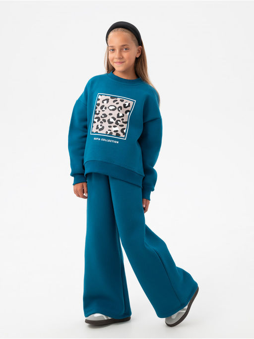 Костюм Пятнышки детский девочка изумруд - София фото 56