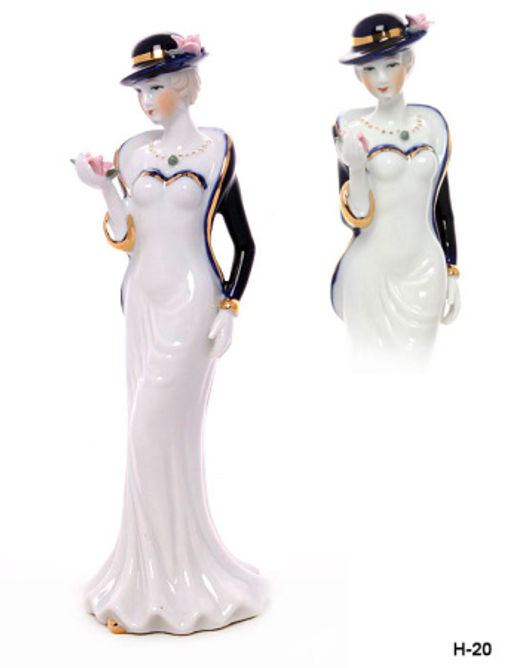 Статуэтка Дама с цветком 20 см / XH-068F /уп 50/ - Галеонтрейд фото 6