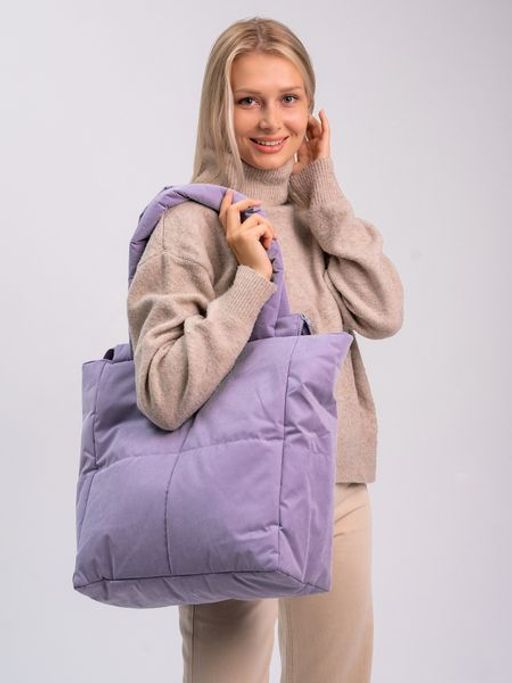 Сумка-шоппер Зима бежевый - Yollochka фото 16