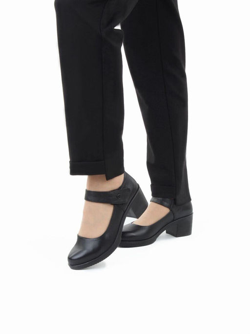 06-DHL104-D1 BLACK Туфли женские (натуральная кожа)