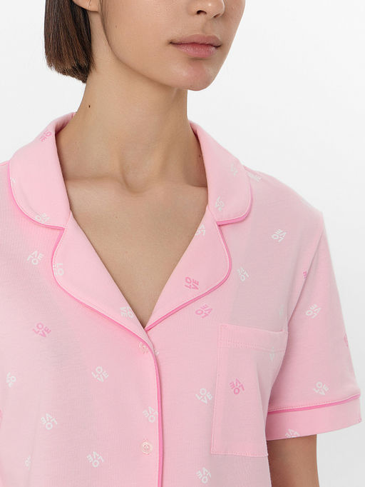 Костюм домашний женский розовый - Mark formelle фото 4