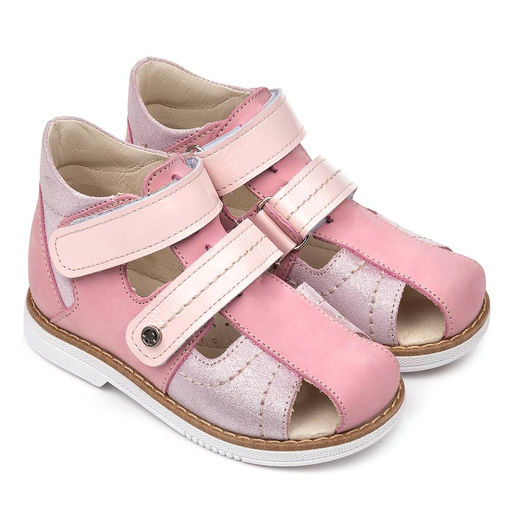 УЦЕНКА! Сандалии детские 26033 кожа, ЛИЛИЯ розовый,70483, р26 - Tapiboo фото 2