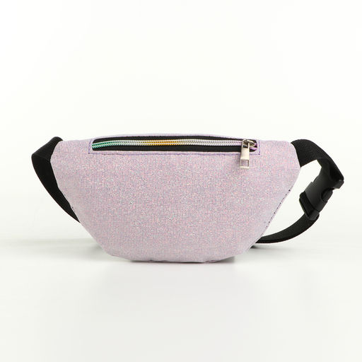 Сумка поясная детская на молнии «Выбражулька», сиреневая
