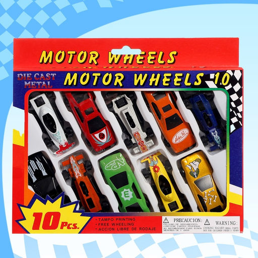 Машинка металлическая «Автомир», набор 10 шт.