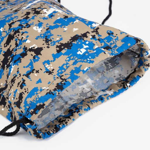 Мешок для обуви на шнурке, цвет синий/камуфляж - Simaland фото 3