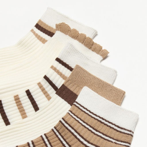 Носки женские укороченные MINAKU, набор 5 пар, р-р 36-41 (23-27 см)