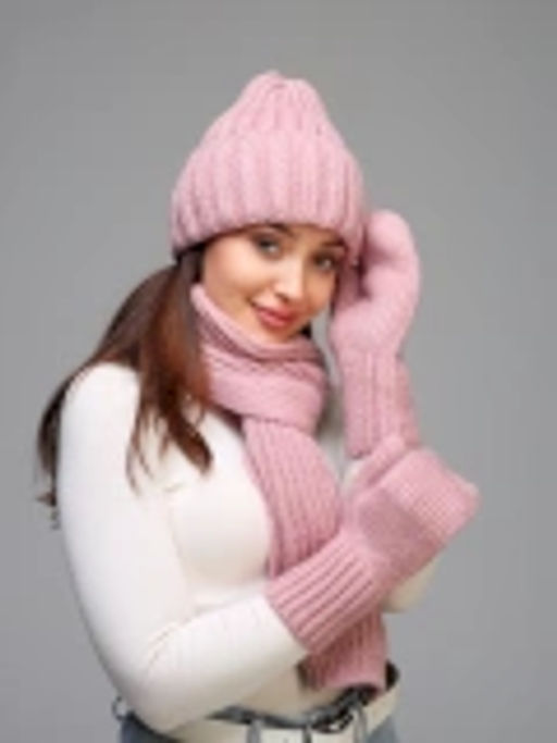Комплект Грация new (шапка+шарф+варежки) - Tamasha фото 6