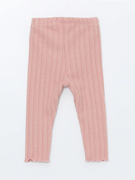 Beli Lastikli Kendinden Desenli K?z Bebek Tayt - Waikiki фото 3